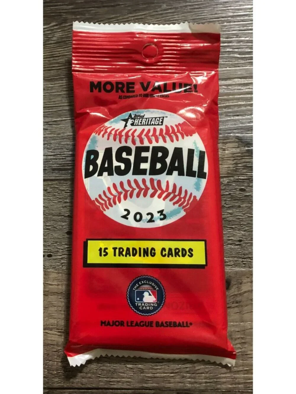 2023 Topps Heritage Value Pack LOT of 10 Sealed 15 Cards Per Pack